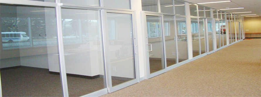 aluminium frame glass structral show room 