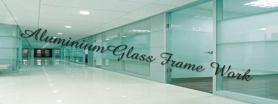  aluminium frame  glass  structure work