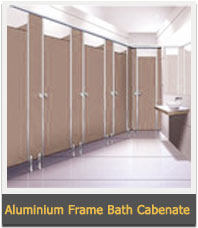 Aluminium Frame UPVC Bath Cabenate