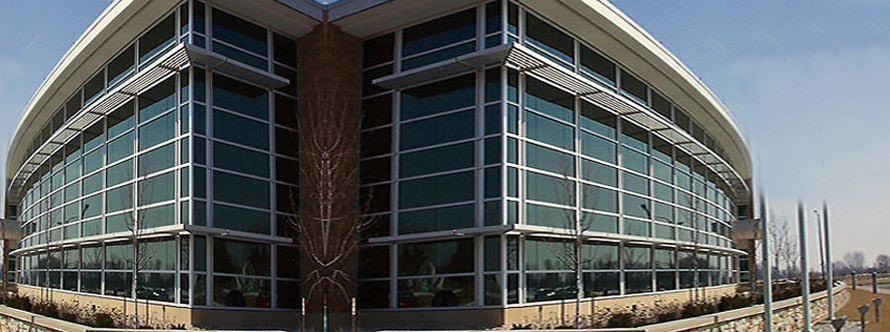  Mahavir Aluminium Glass Frame Architectural Out Side Curtain Wall Elevation